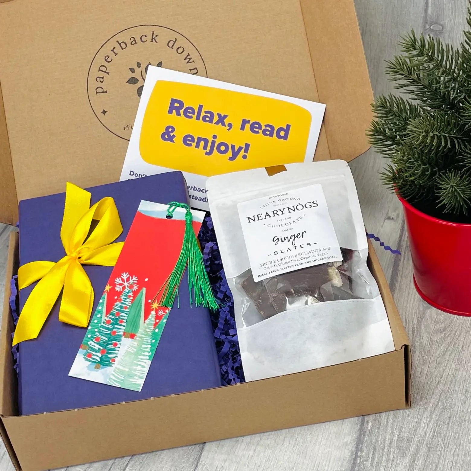 Book Subscription Box With Chocolate