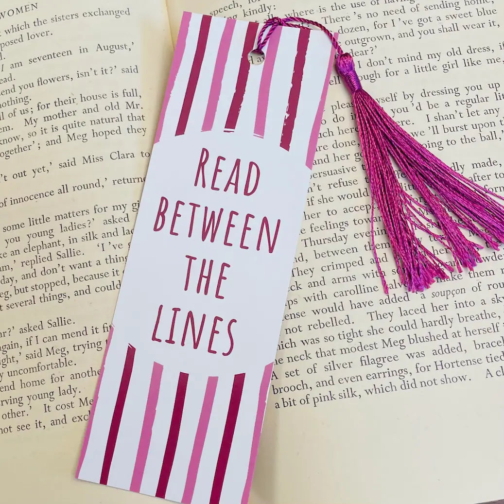 Read Between The Lines Bookmark