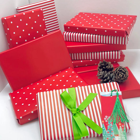 Twelve individually wrapped books, one to be opened each day in the run-up to Christmas, as an unusual book advent calendar.
