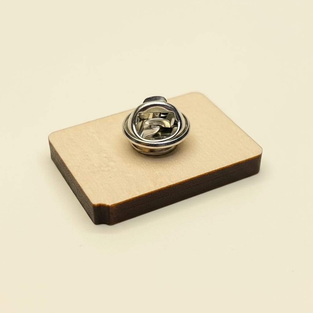 'I'd Rather Be Reading' Wooden Pin