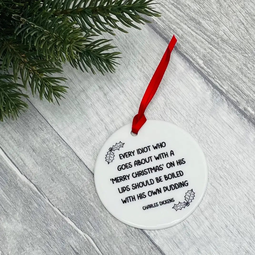 Christmas Tree Decoration: Scrooge