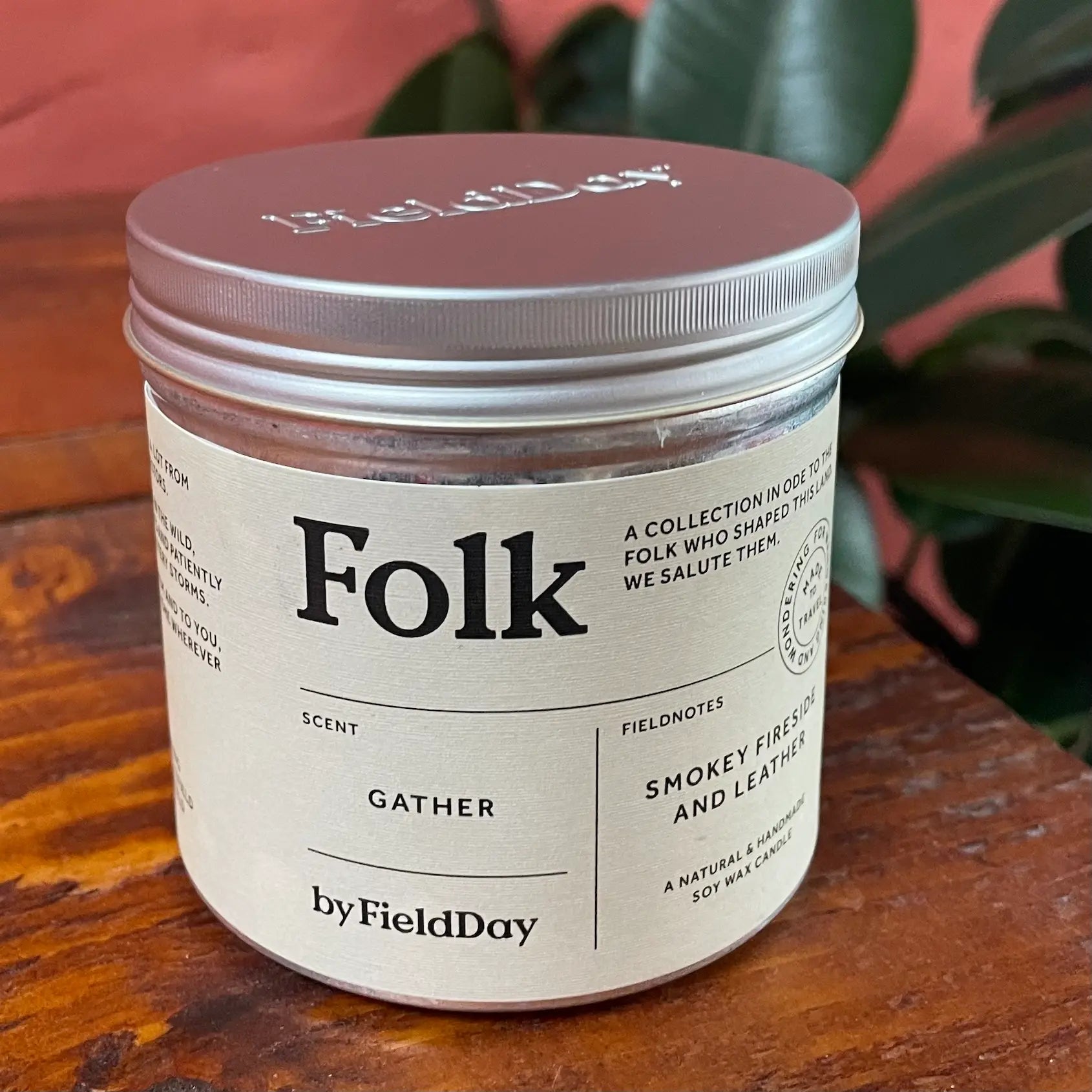 A Field Day Folk Gather Candle Tin