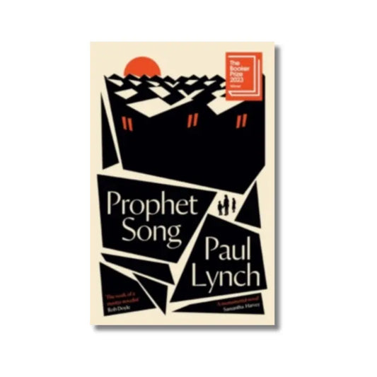 Book cover of 'Prophet Song' by Paul Lynch with geometric design elements.