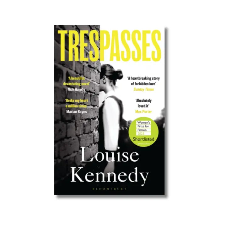 Images shows the cover of the book Trespasses by Louise Kennedy